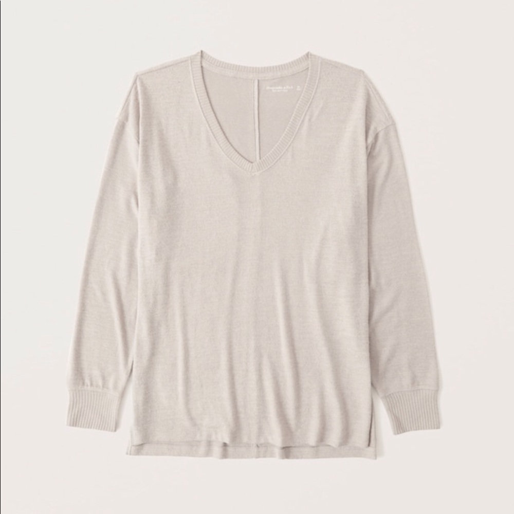 Abercrombie Cozy Long Sleeve Boyfriend Tee
